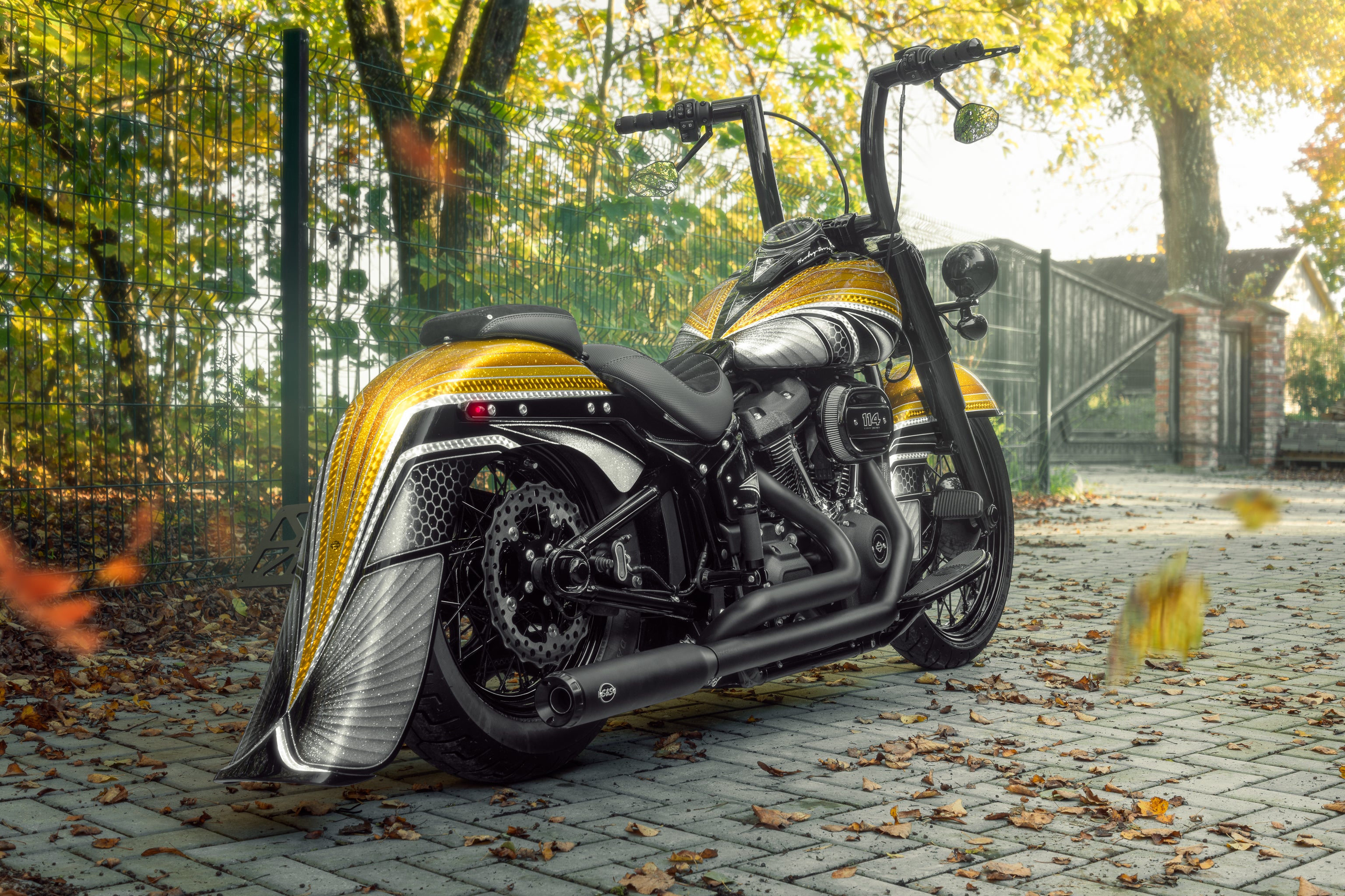 Harley fatboy excellent sales cholo style