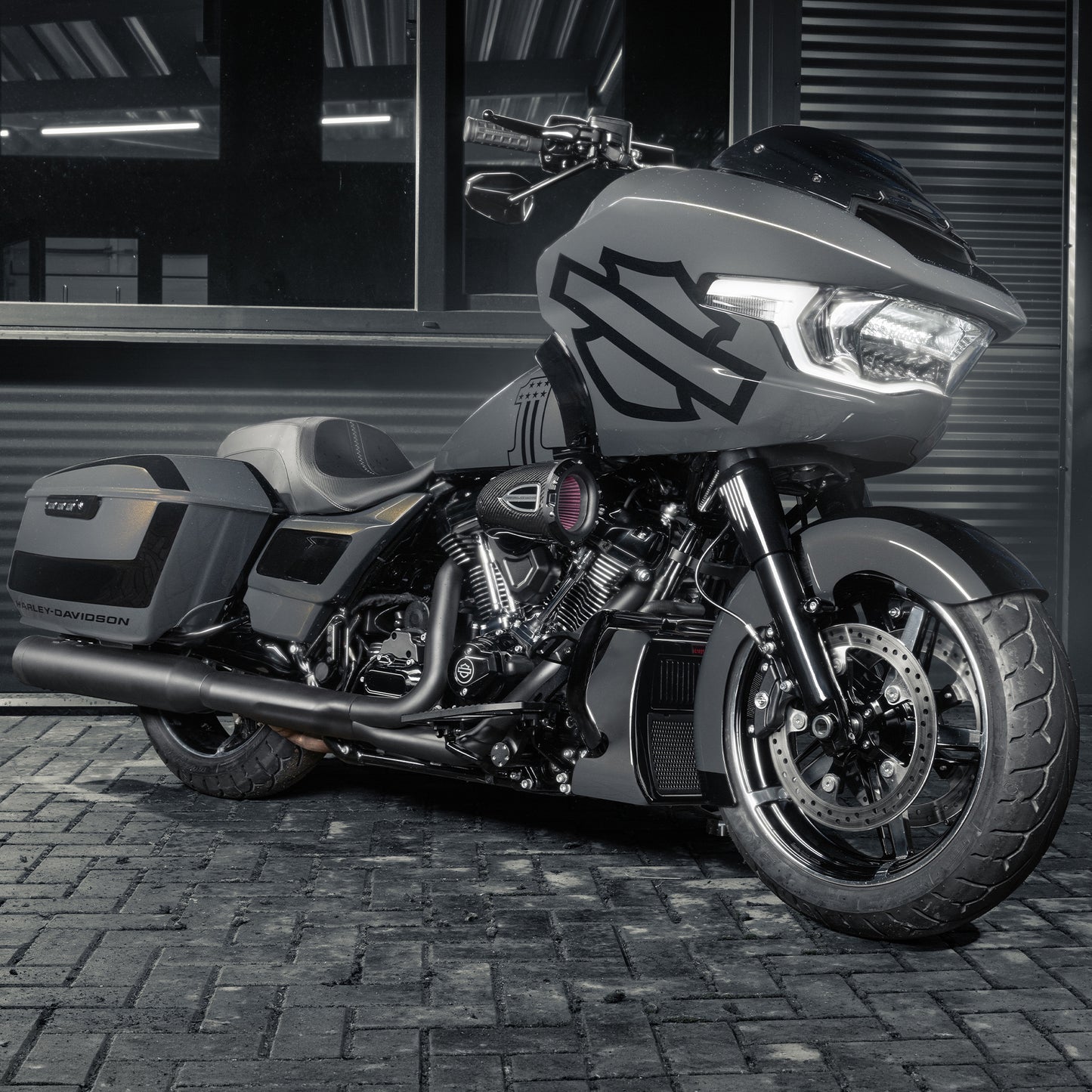 "Wrapper" Front Fender For 18X5.5" Fat Wheels With Stock Legs Touring 2024-2026