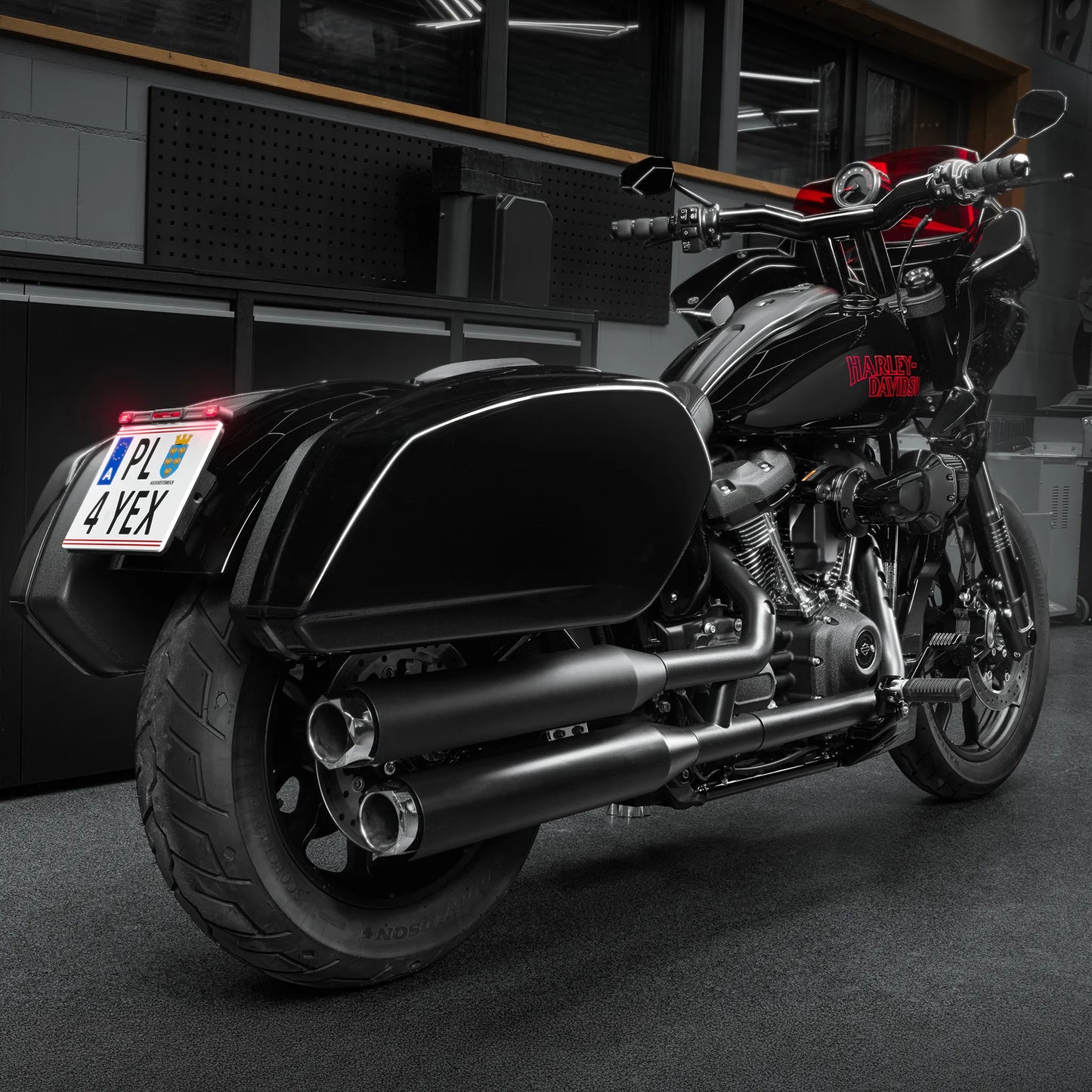 2018-2026 Harley Softail LED Taillight & Turn Signal Combo Kit – ECE Approved Tidy GT