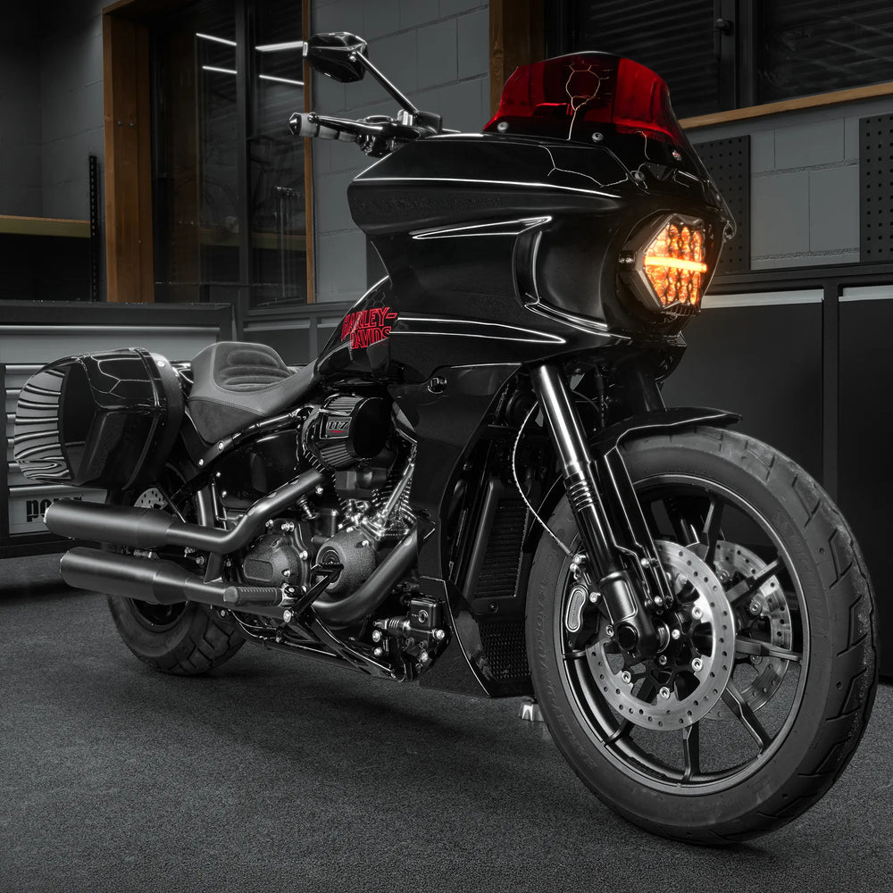 Honey Comb LED Front Headlight for Harley-Davidson FXLRST Low Rider ST 2022–2025