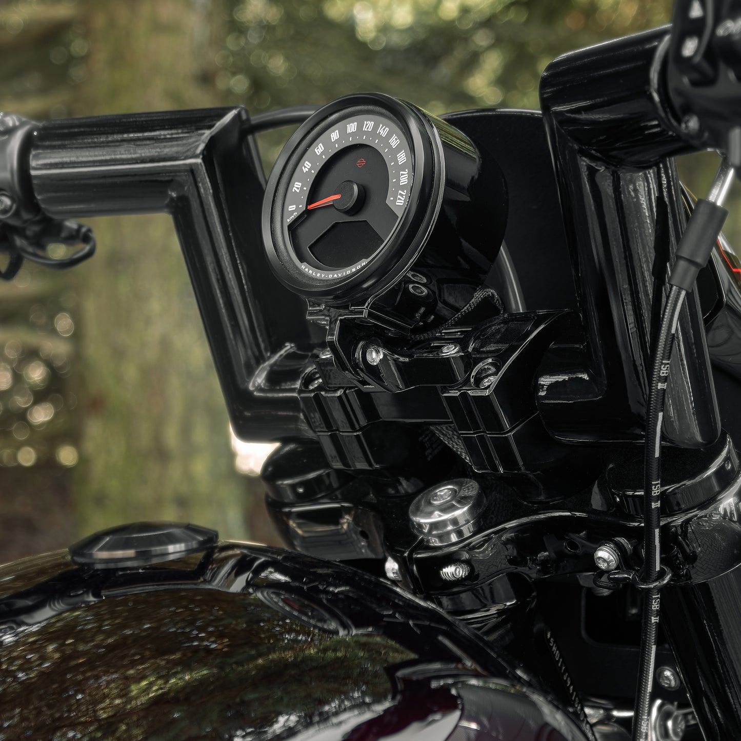 Handlebar Riser And Clamp Kit ''Task Force''