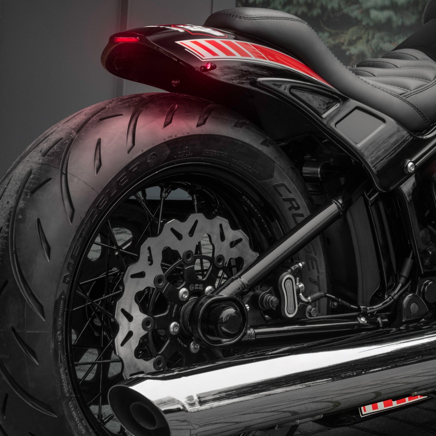 2025–2026 Harley-Davidson Softail "Bobbstr" Shortened Rear Fender Fits 170–200 Tires