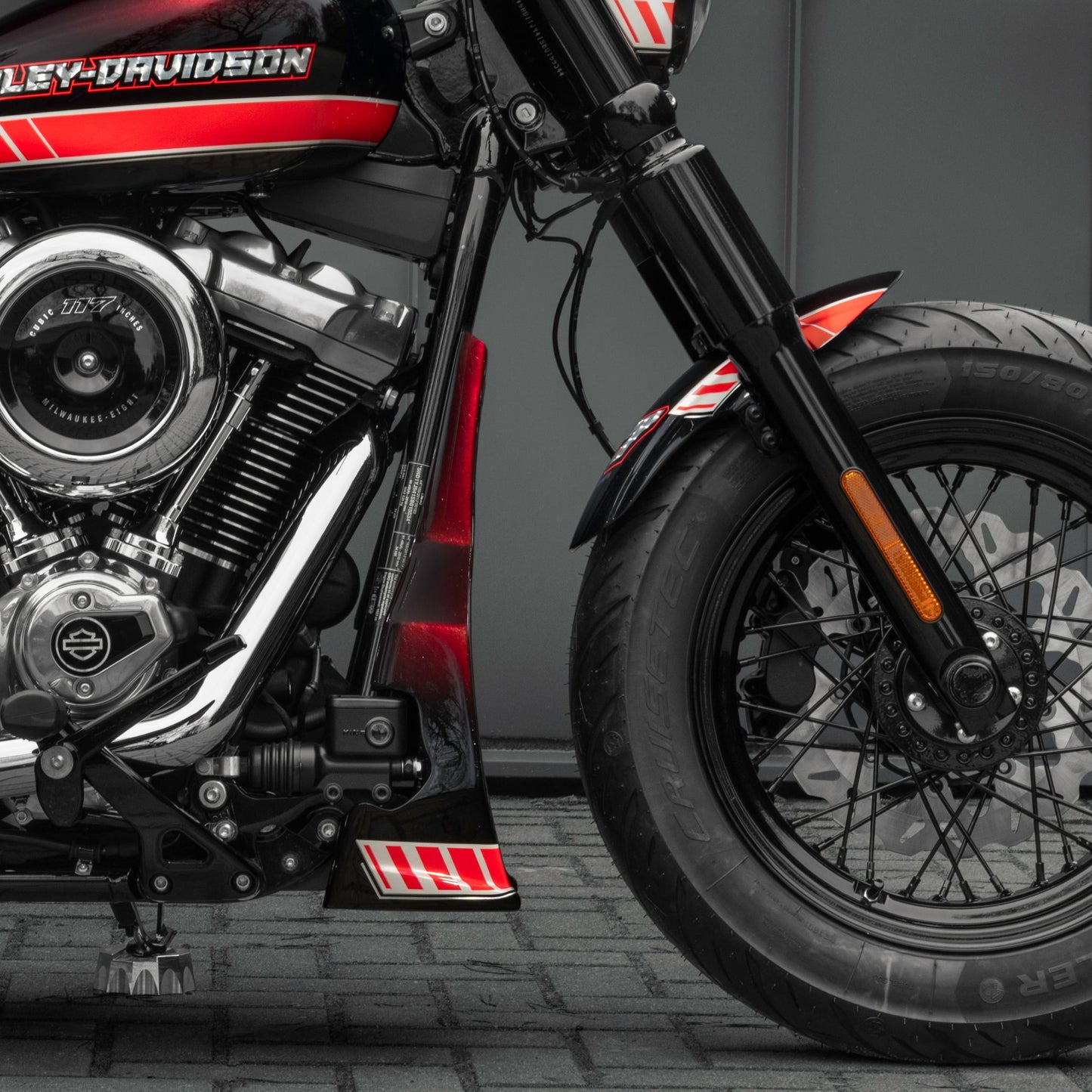 2025-2026 "Avenger" Series Softail M8 Radiator Cover