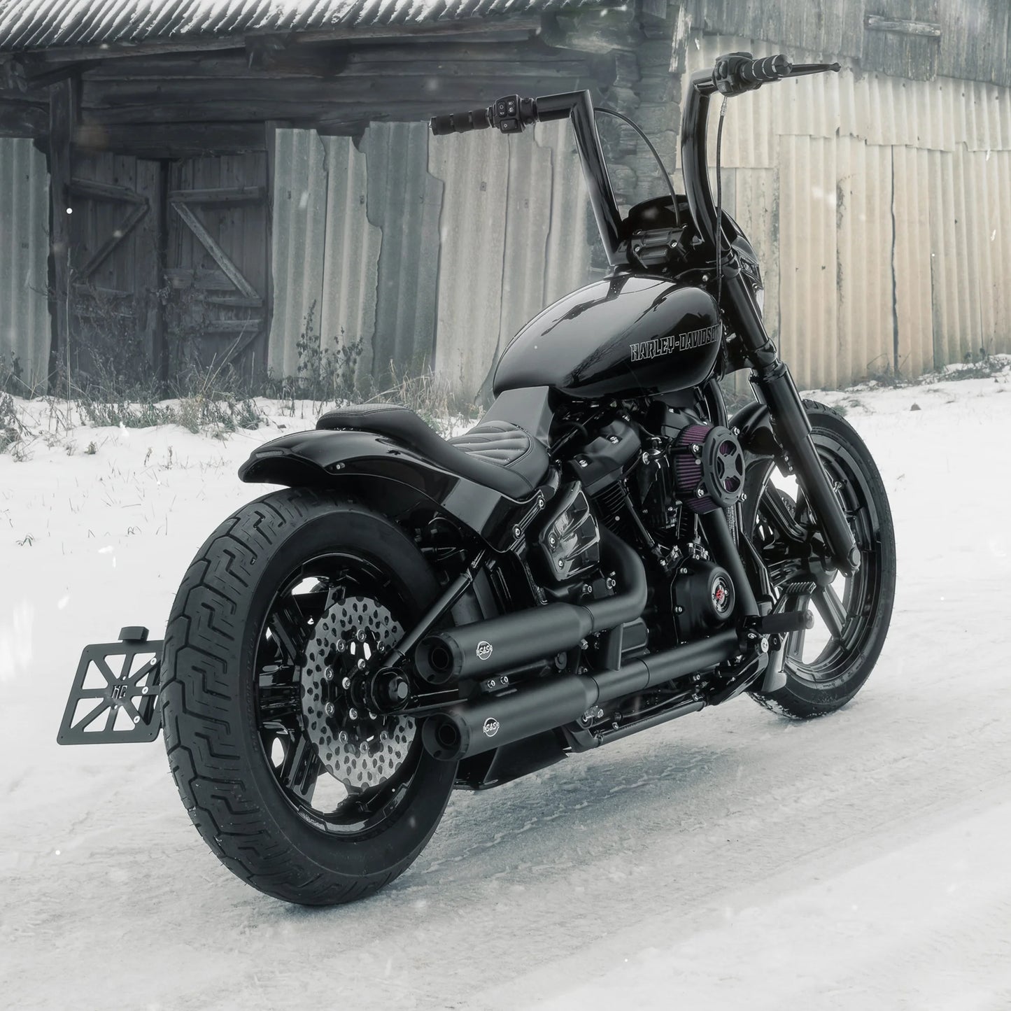 2018-2024 Harley-Davidson Softail "Bobbstr" Shortened Rear Fender Fits 150–160 Tires