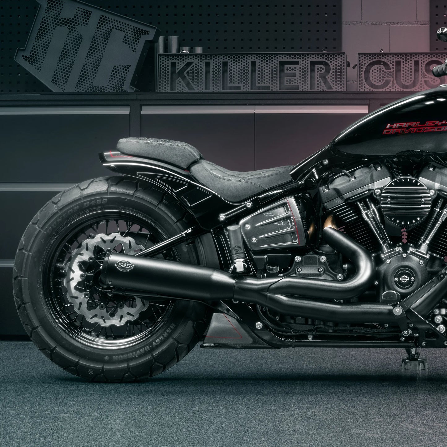 2018-2024 Harley-Davidson Softail "Bobbstr" Shortened Rear Fender Fits 170–200 Tires