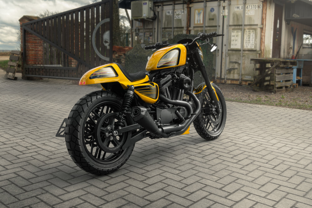 Dyna Cafe Racer Sportster Cafe Sportster 1200 Harley Brat Style