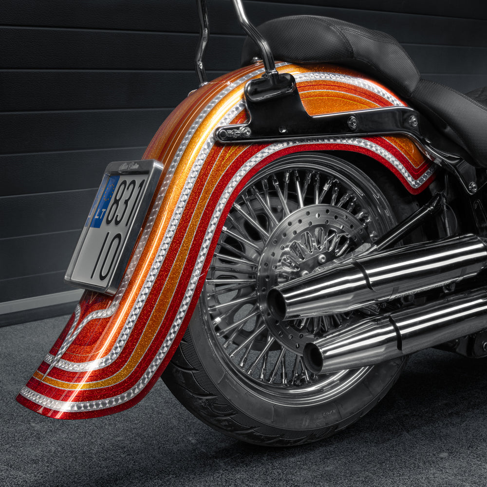 Chicano rear fender for Softail FLST from 2000 to 2017 Chicano rear fender for Softail FLST from 2000 to 2017