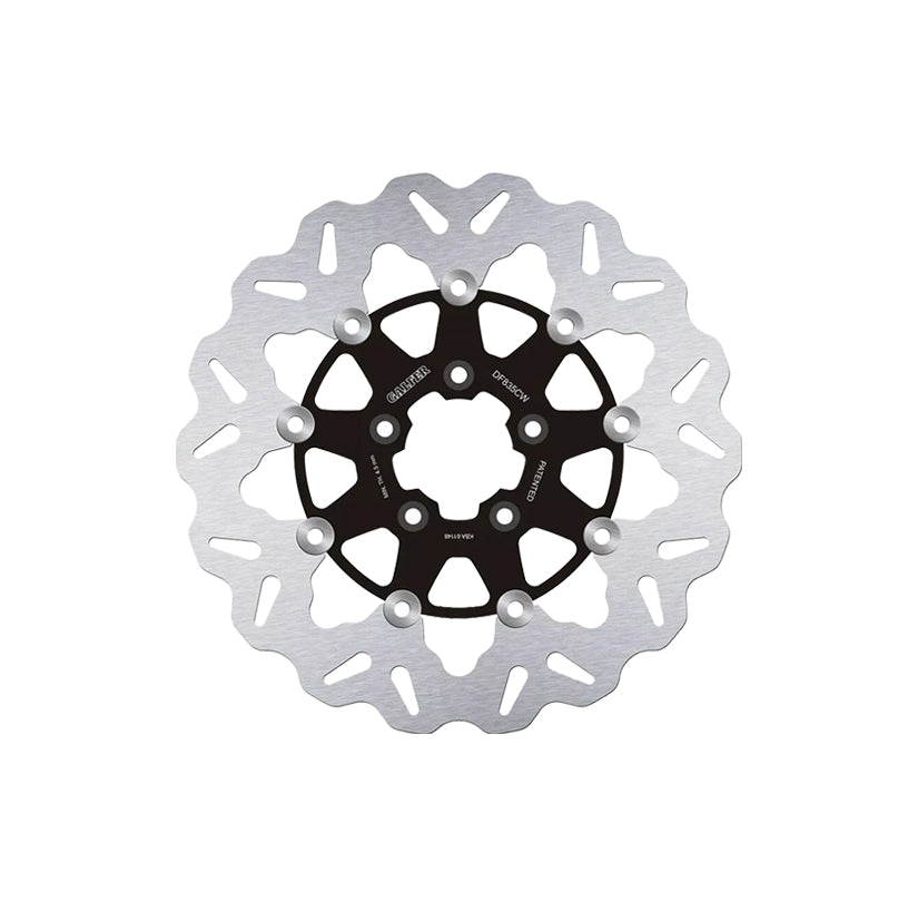 Rear Brake Rotor "Wave" Black 292 mm (11,5")