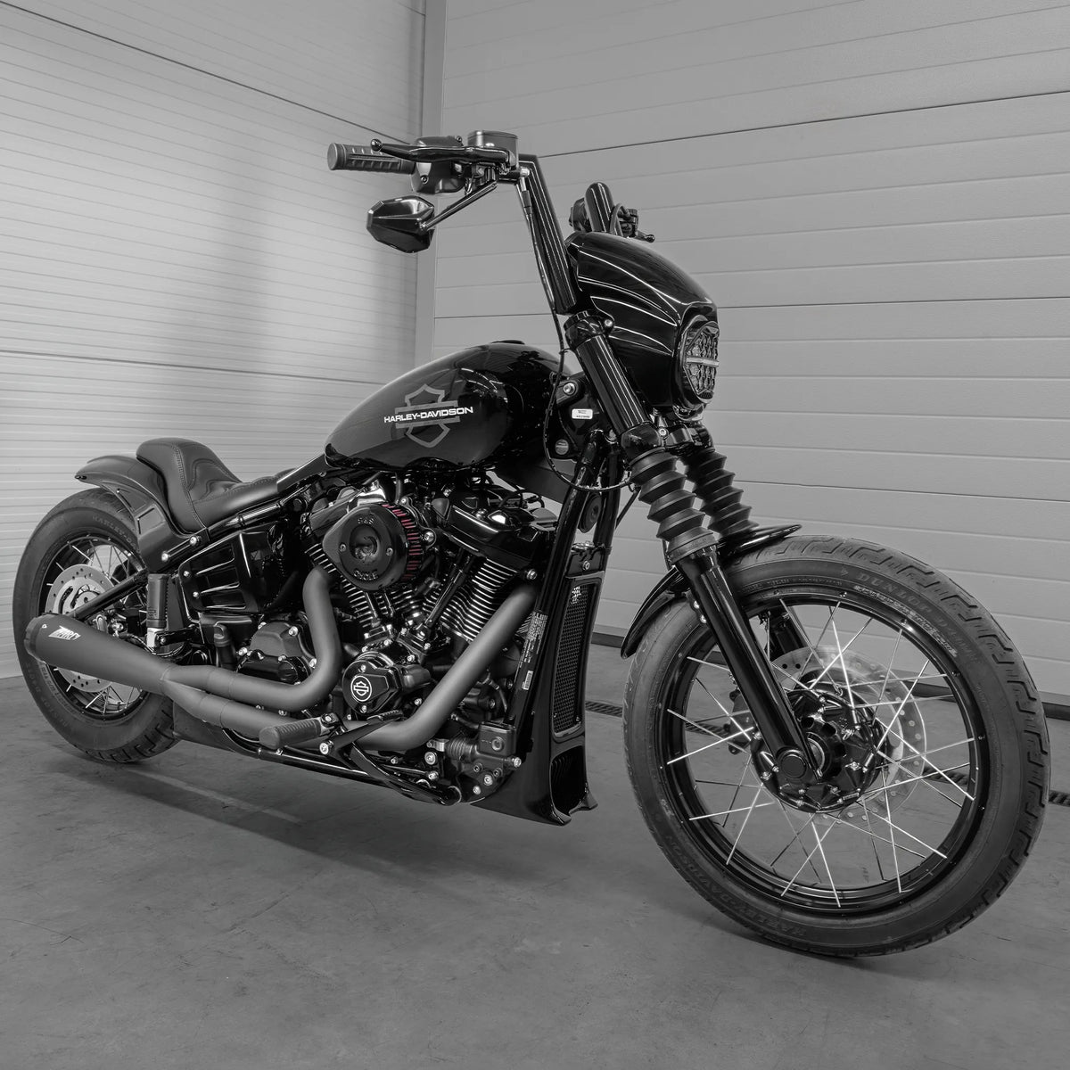 "Maverick" 2" Fat Bars Built for Harleys with 1" Risers