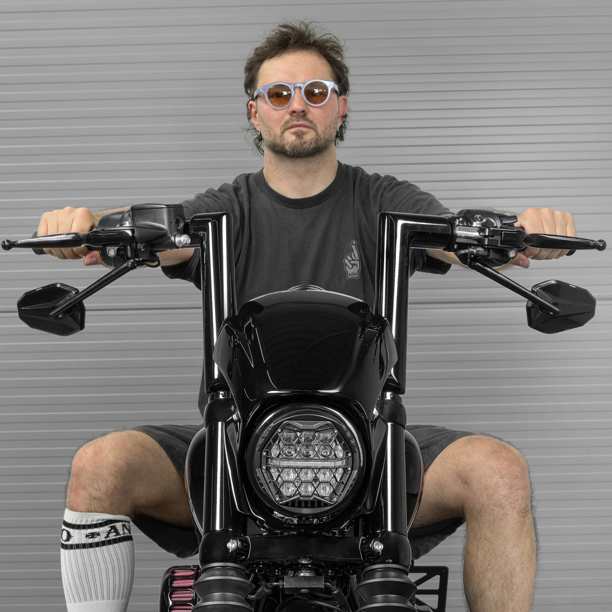 "Maverick" 2" Fat Bars Built for Harleys with 1" Risers