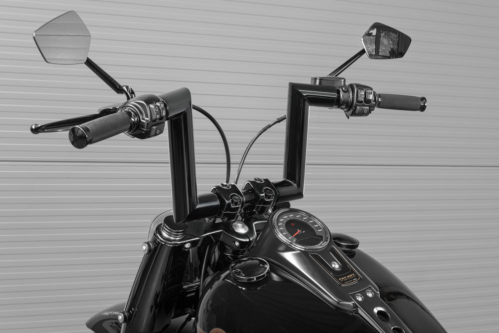 "Outlaw" 2" Fat Bars Built for Harleys with 1.25" Risers
