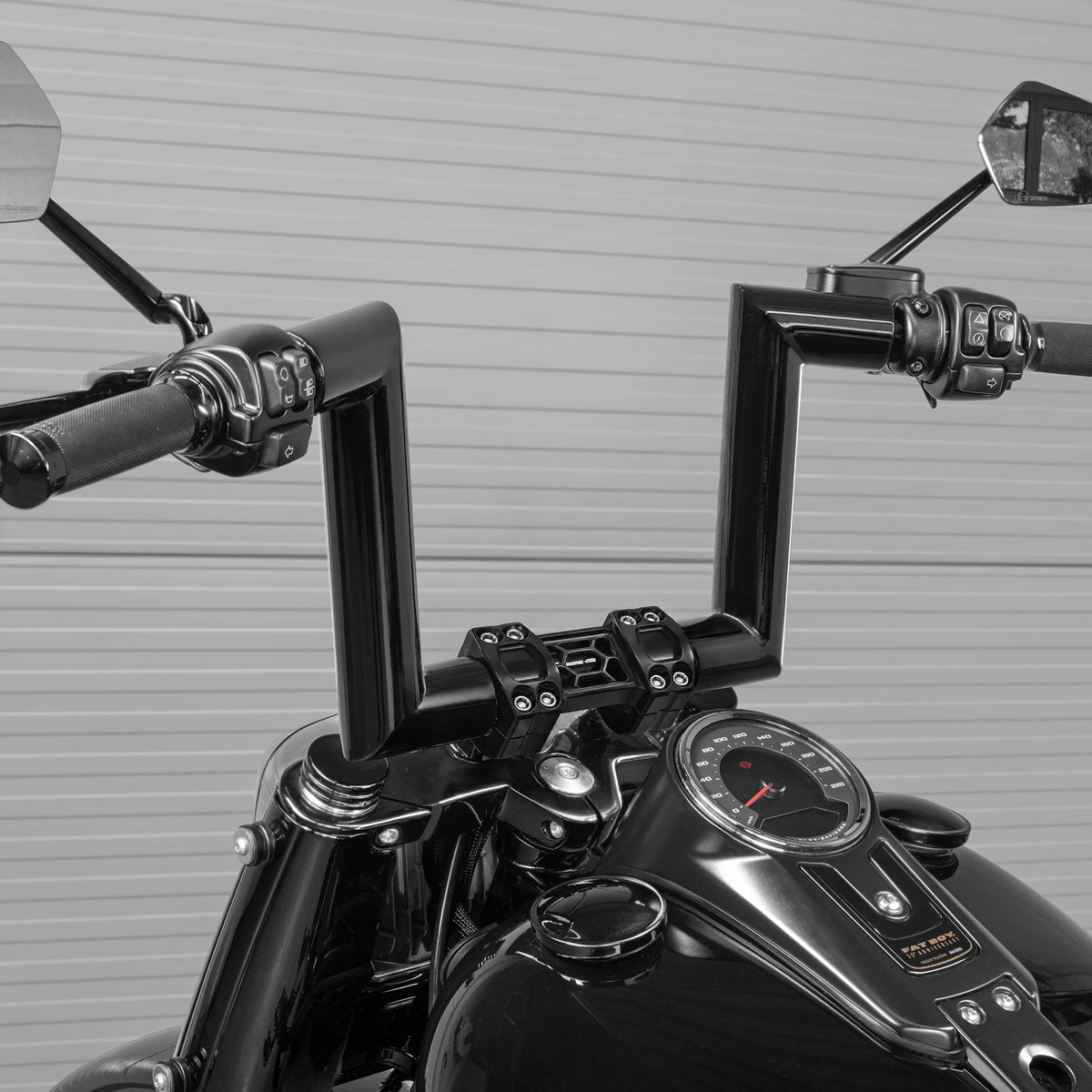 "Outlaw" 2" Fat Bars Built for Harleys with 1" Risers
