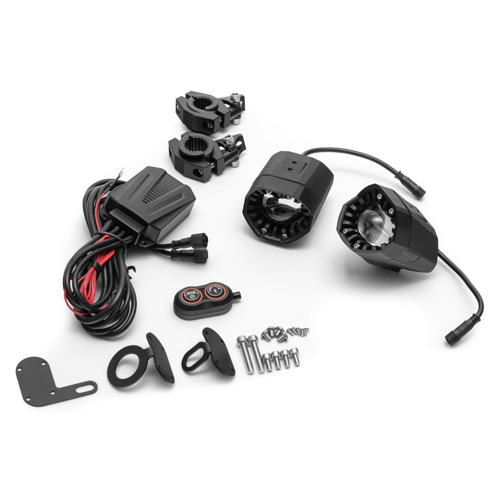 Auxiliary LED Passing Spotlight – Dual Color, Bluetooth Control
