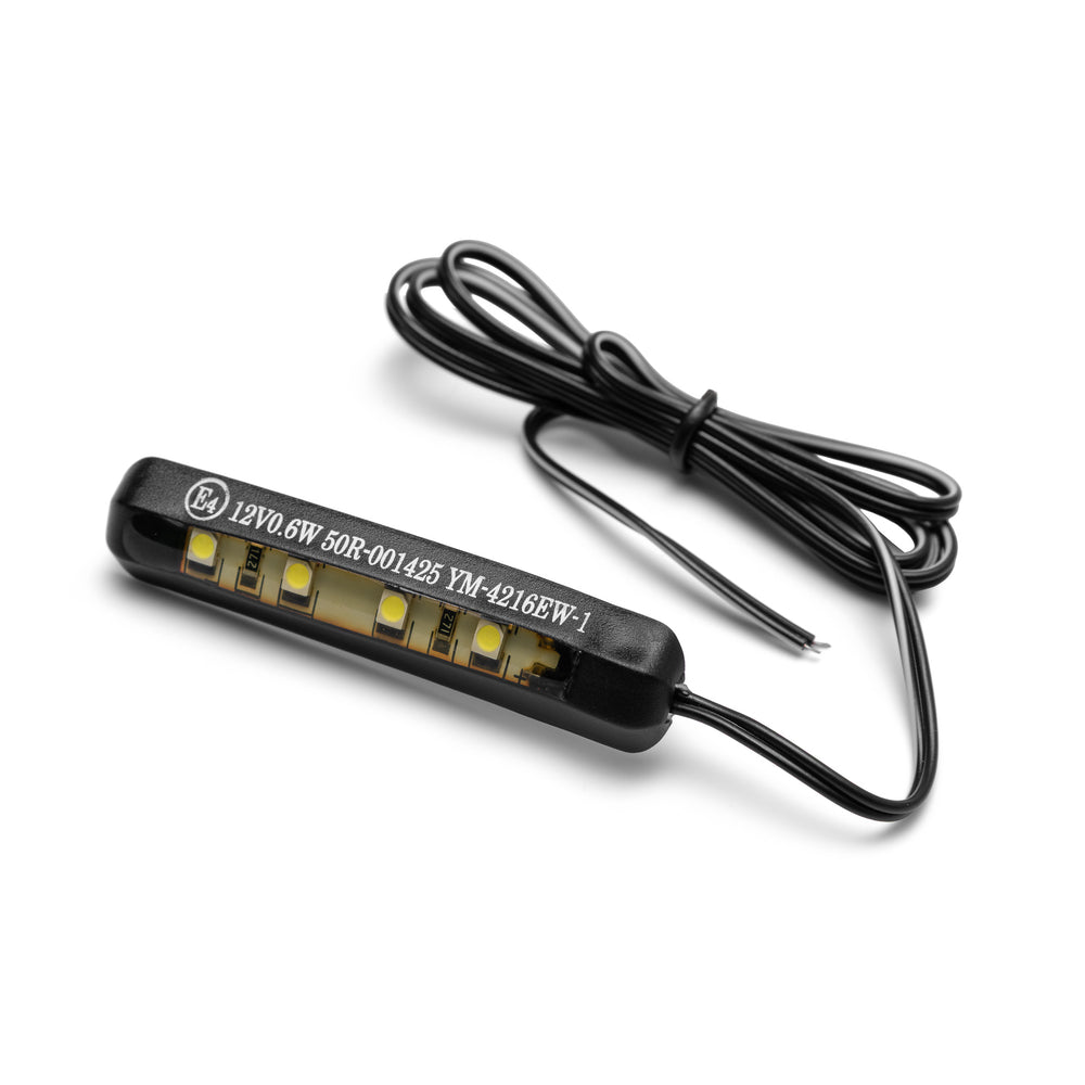 Ultra-Thin ECE License Plate Light – Flexible Rubber, Self-Adhesive, 4-LED