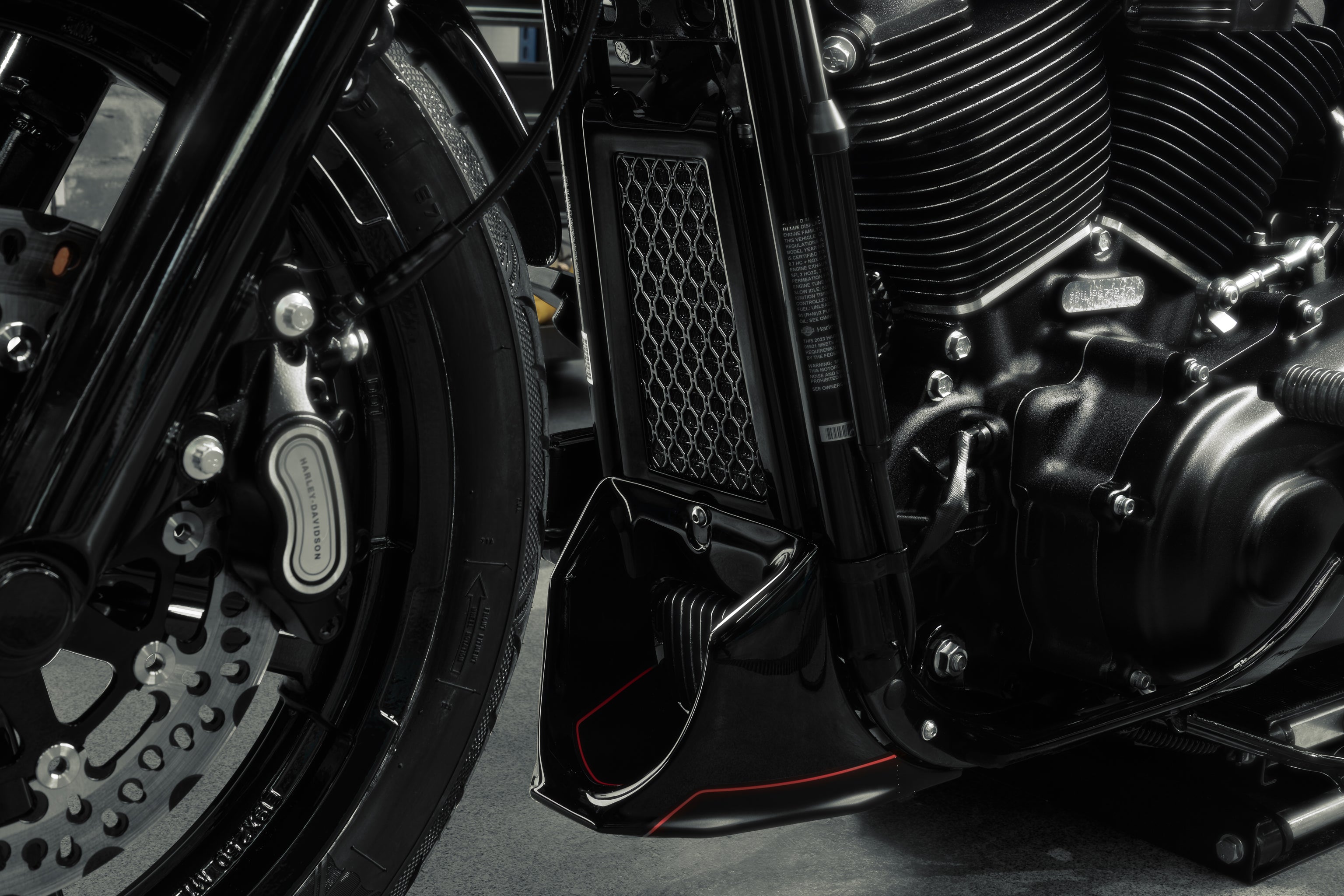 Softail M8 Oil Radiator Guard – Killer Custom