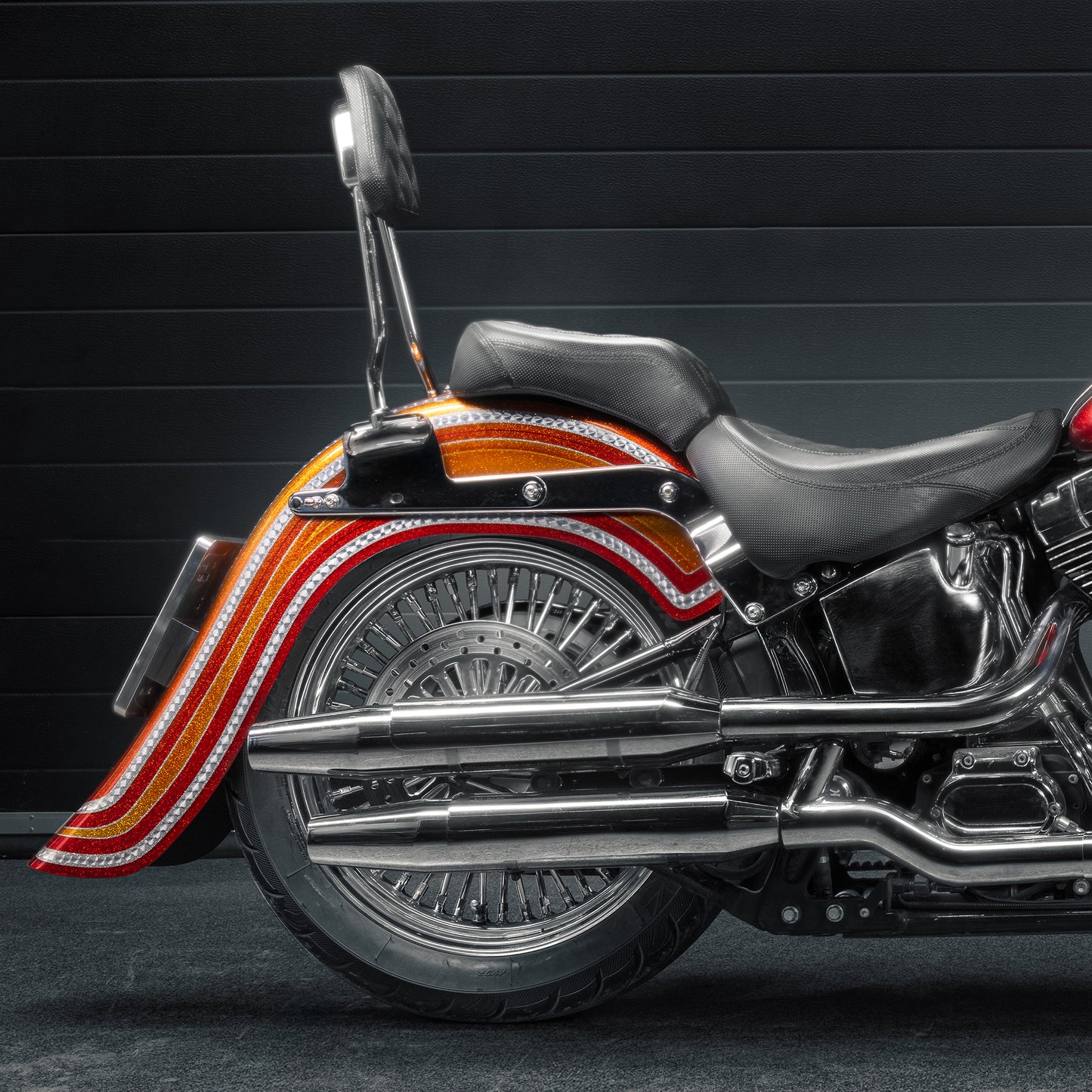 7.5" Extended Softail Rear Fender 2000-2017