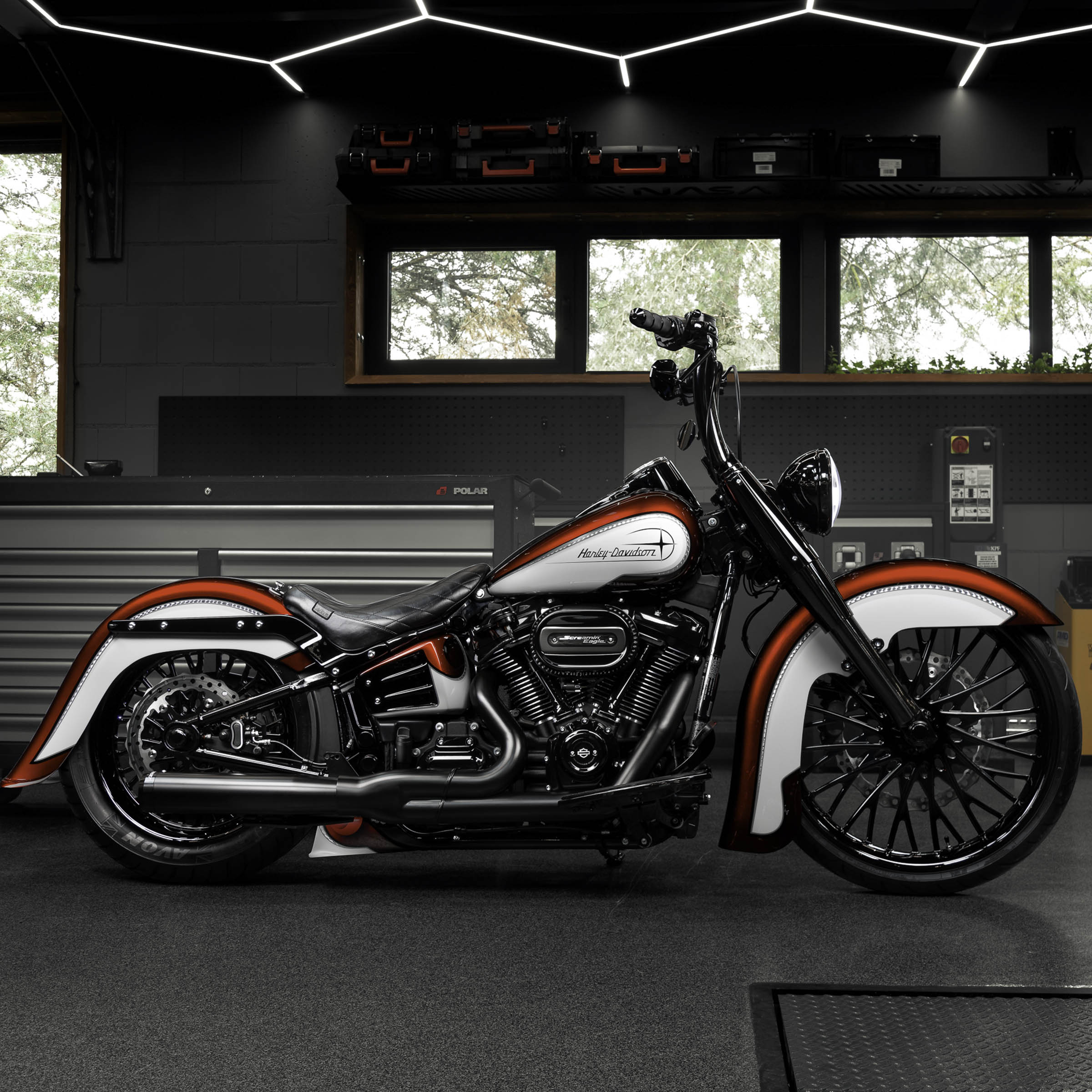 Hot wheels harley davidson heritage softail classic on sale