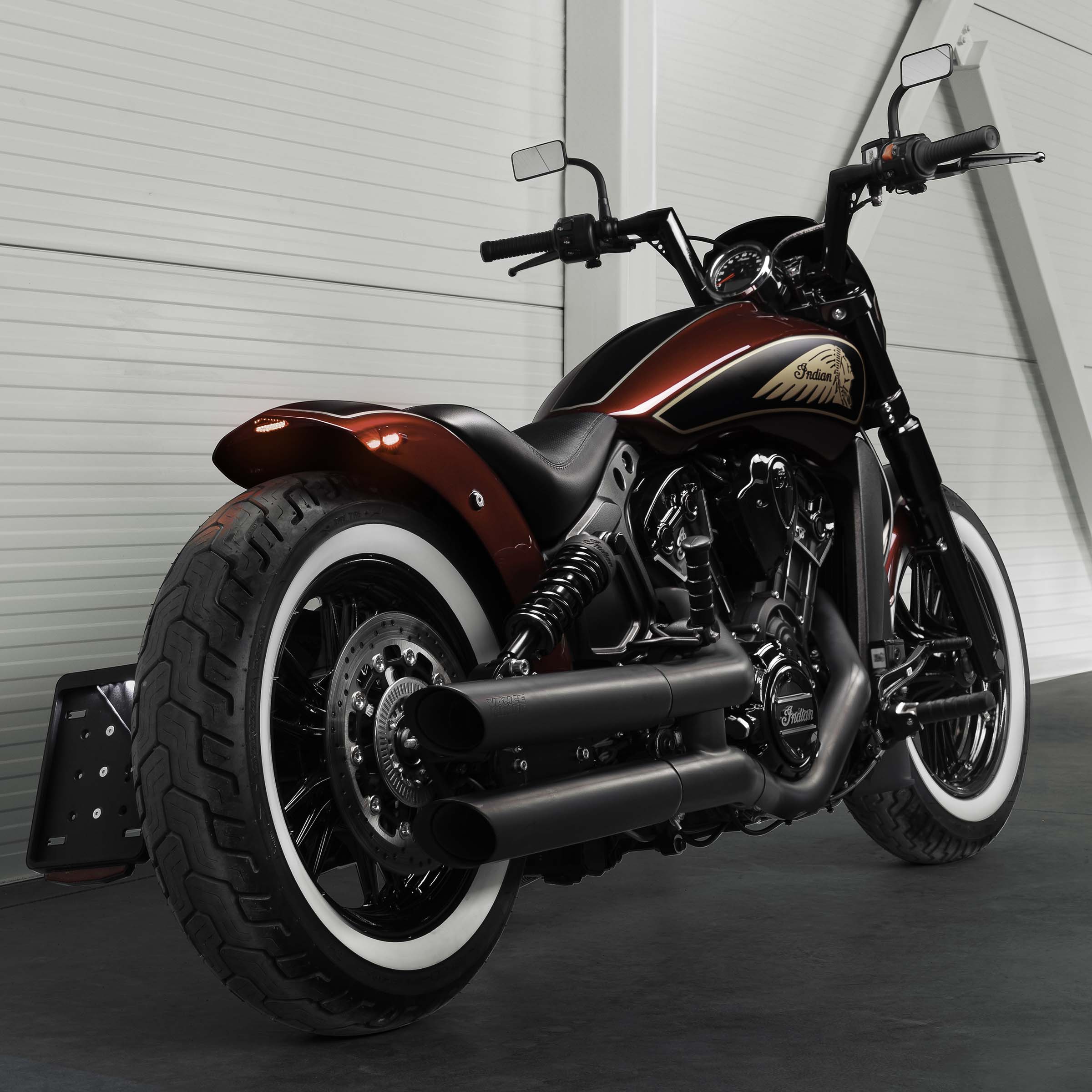indian scout bobber red