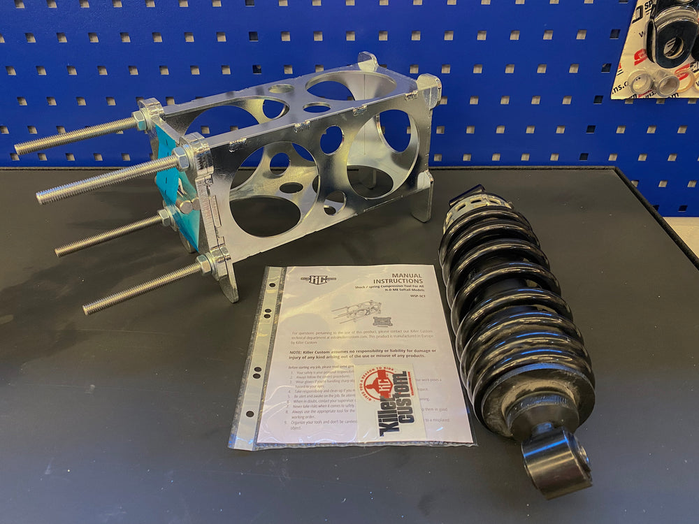Harley Davidson shock/spring compression tool for rear lowering kit