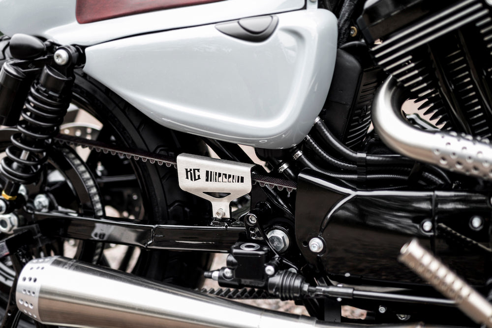 Harley-Davidson XL Sportster Belt Cover Killer Custom Harley-Davidson XL Sportster Belt Cover Killer Custom