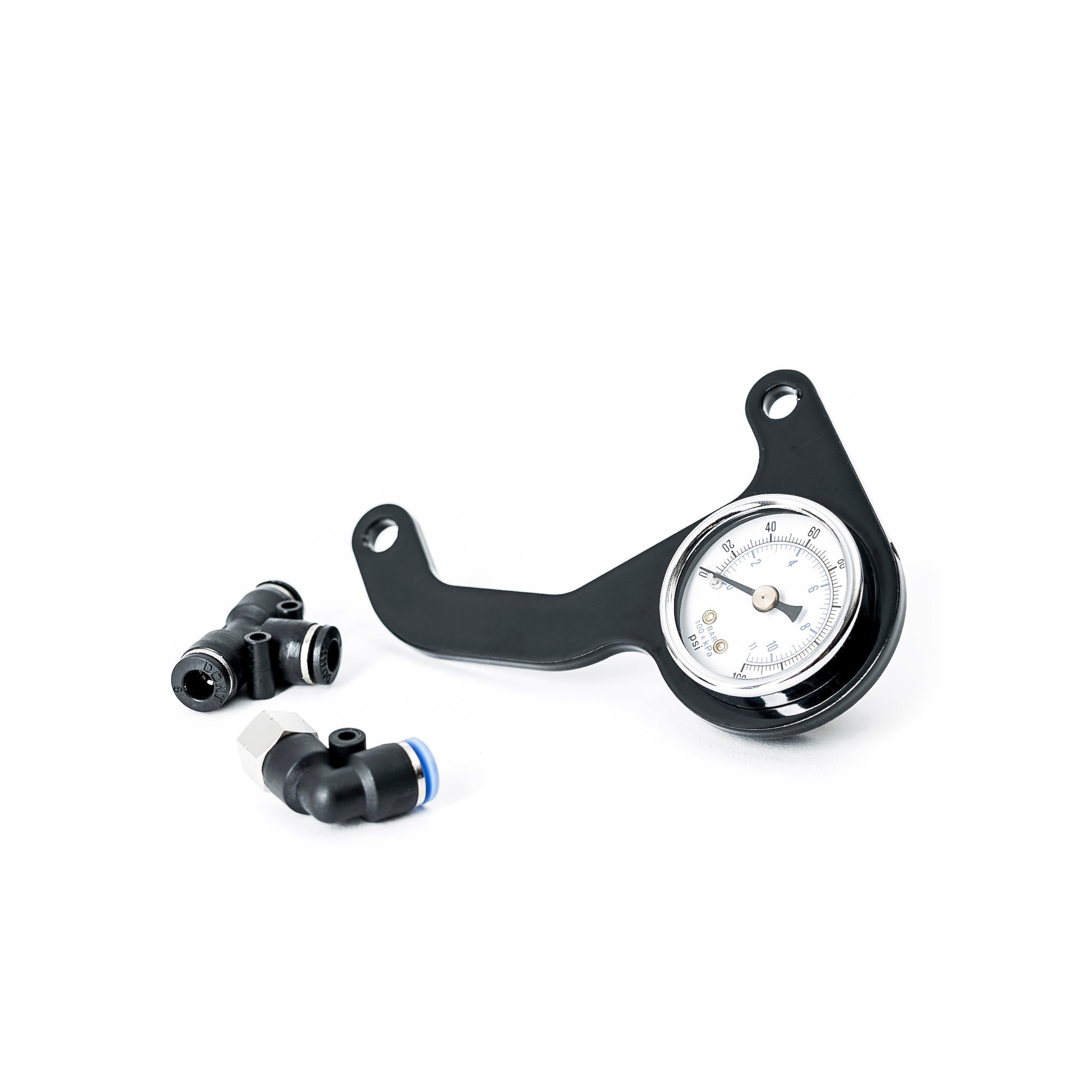 Harley-Davidson V-Rod Rocker Box Mounted Air Ride Pressure Gauge Kit ...