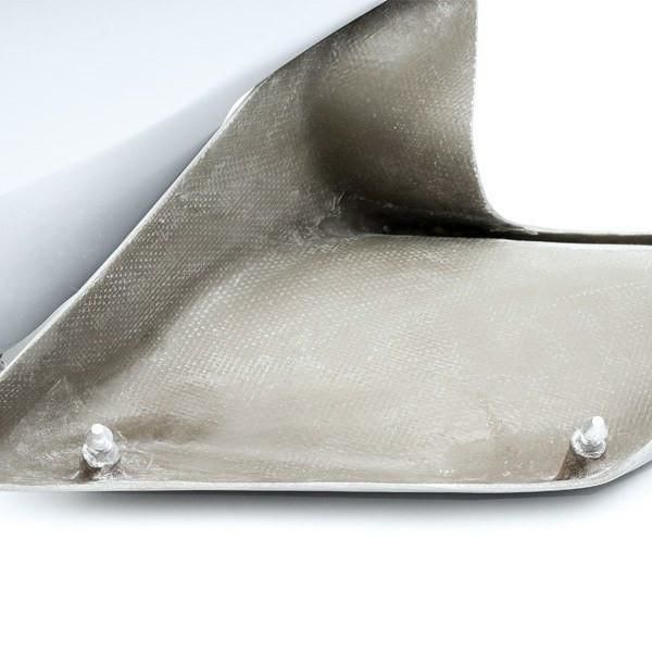 Stretched Fiberglass Side Covers For Harley FLH With Dual Exhaust - Unfinished, Requires Custom Fit & Prep (Pair)