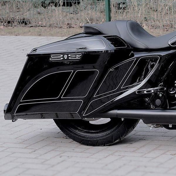 Stretched side covers cheap for harley davidson