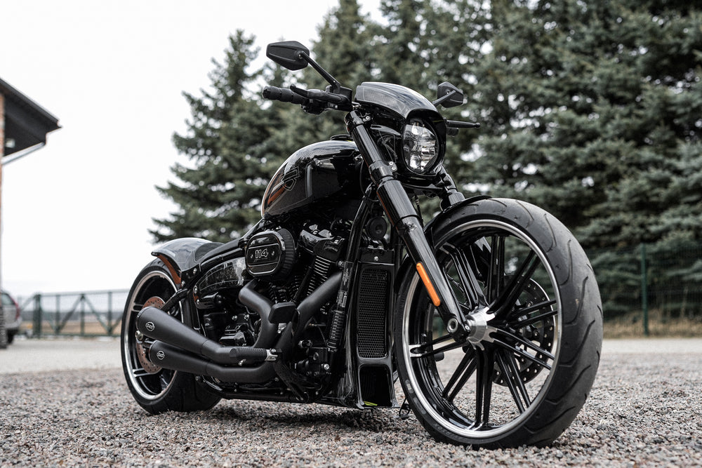 Harley Davidson motorcycle with 